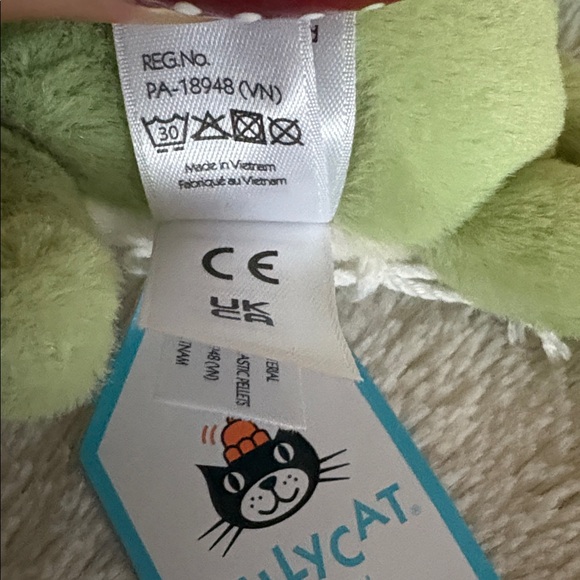 NWT Green Fluffy Turtle Jelly Cat - Picture 8 of 11